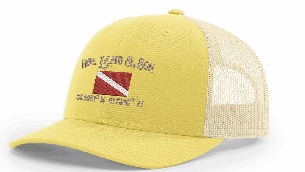 Ball Cap Dive Flag hat Wm Lamb & Son