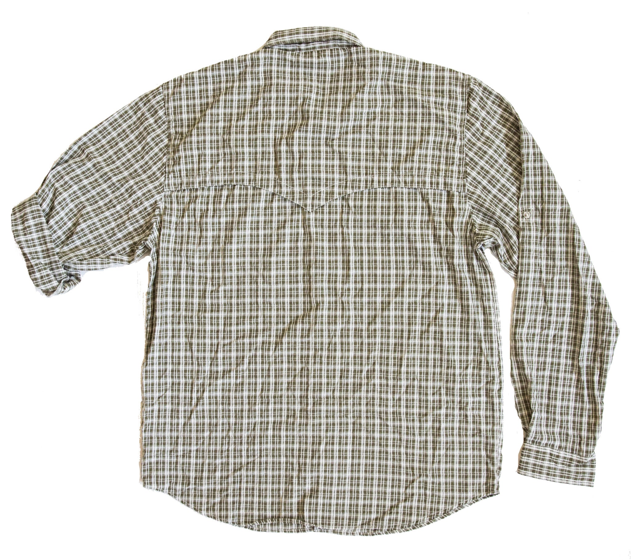 Cache Creek Fishing Shirt - Spruce Plaid Long Sleeve