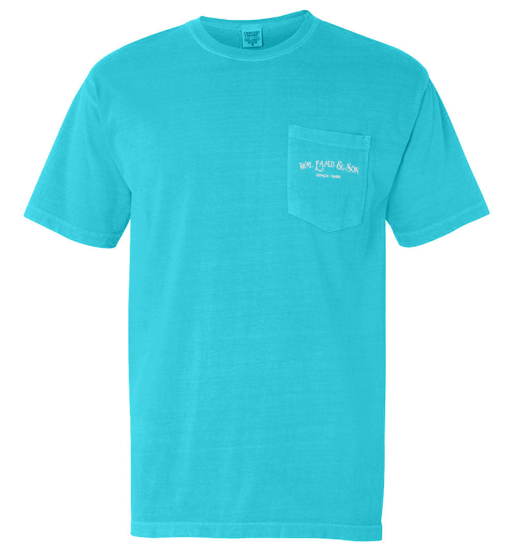 The Western Trout Tee - Sapphire